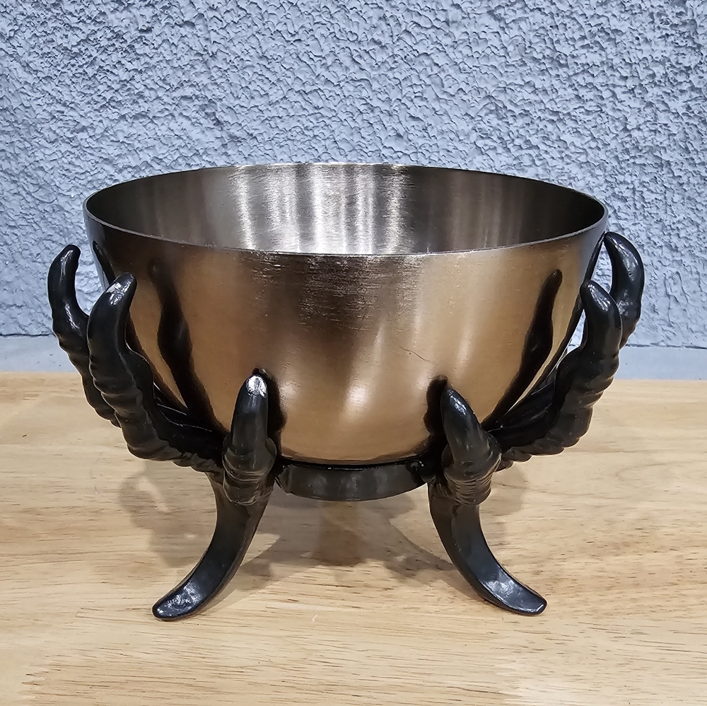 Halloween claw candy dish
